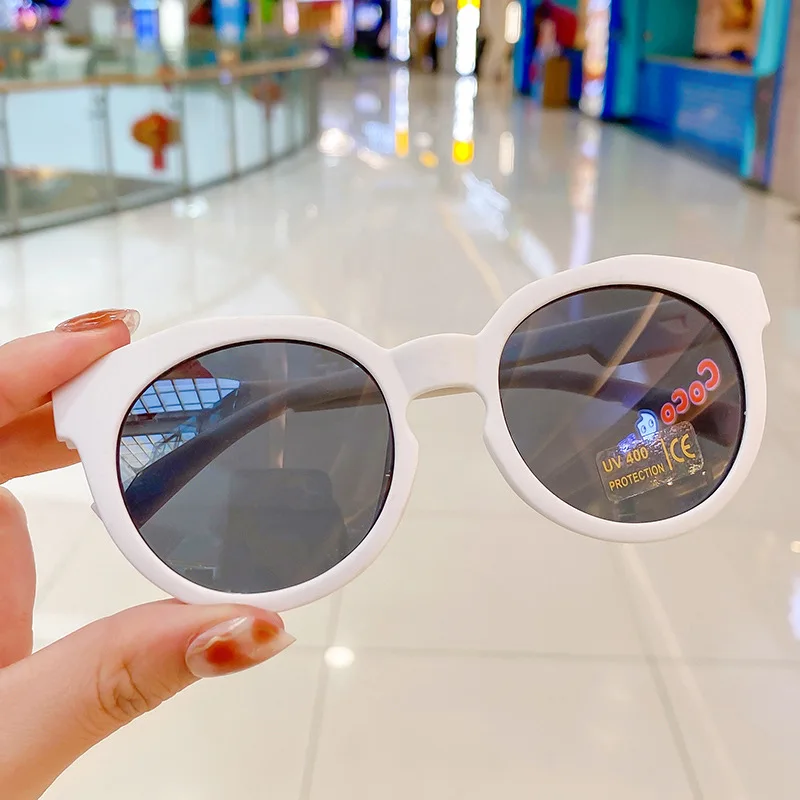 New Fashion Children Glasses Vintage Round Outdoor Sun Protection Baby Girls Acrylic UV400 Sunglasses Kids Eyeglasses_voghion.com