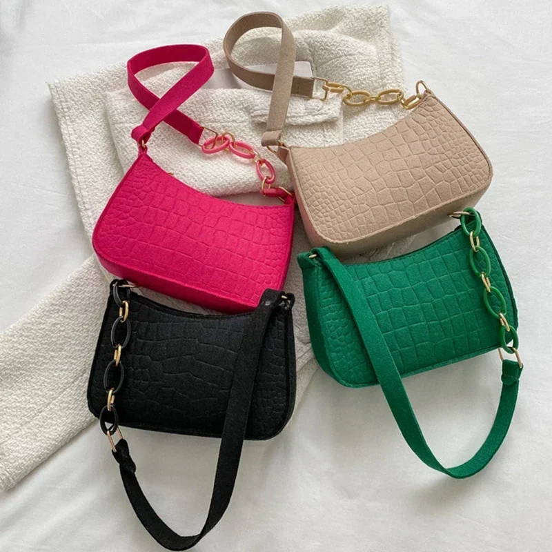 

Women Bag 2024 New Fashion Soft Unlined Cloth Handbags Ladies Niche Design One Shoulder Bags Advanced Texture Saddle Bag