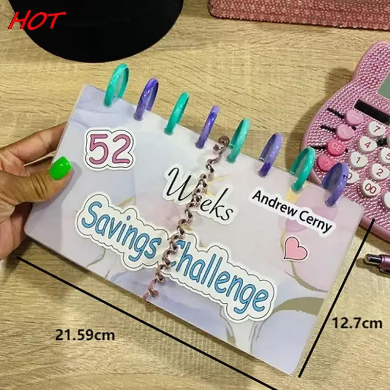 

Savings Binder 52 Weeks Savings Challenge Reusable Budget Book With Cash Envelopes For Cash Planner Money Binder For Saving