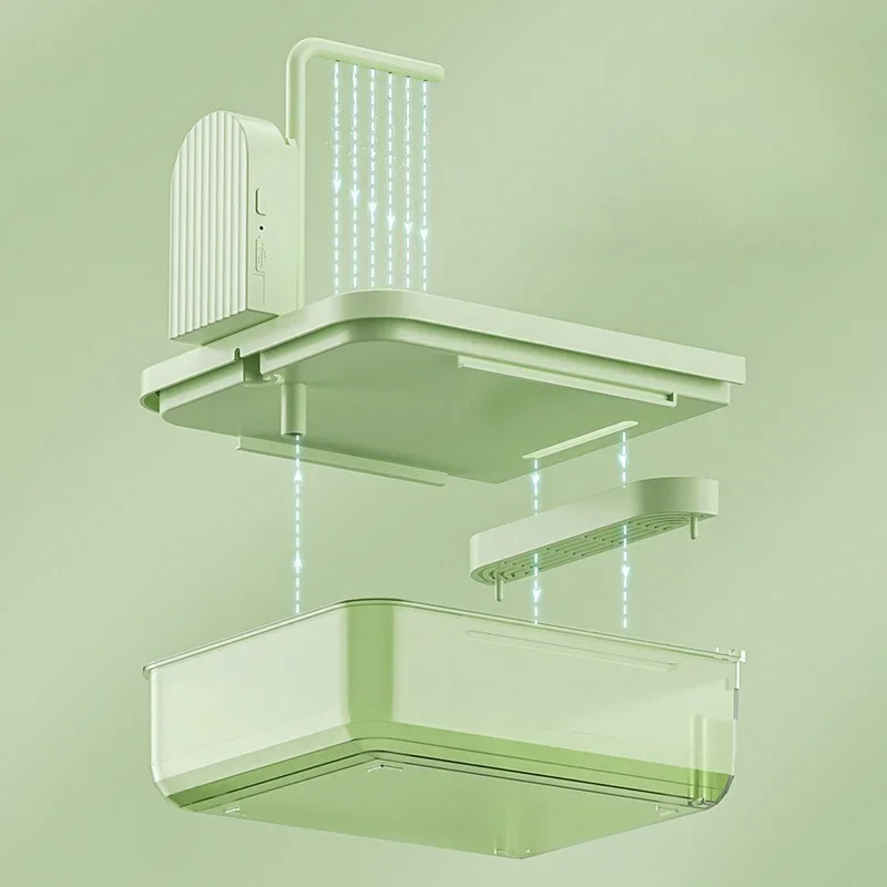 Parrot Hanging Bathtub Cage Accessory Automatic Bird Bath Box Cage Bird Shower for Cockatiel Small Birds Parakeets Canary Budgie