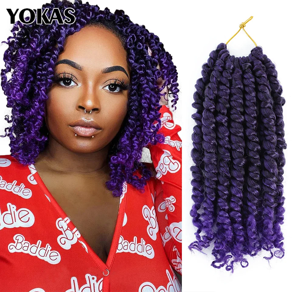 Passion Twist Crochet Hair Pre Looped Crochet Trenzas Para Mujeres Negras  Extensiones De Cabello Trenzado Sintético De 7 €