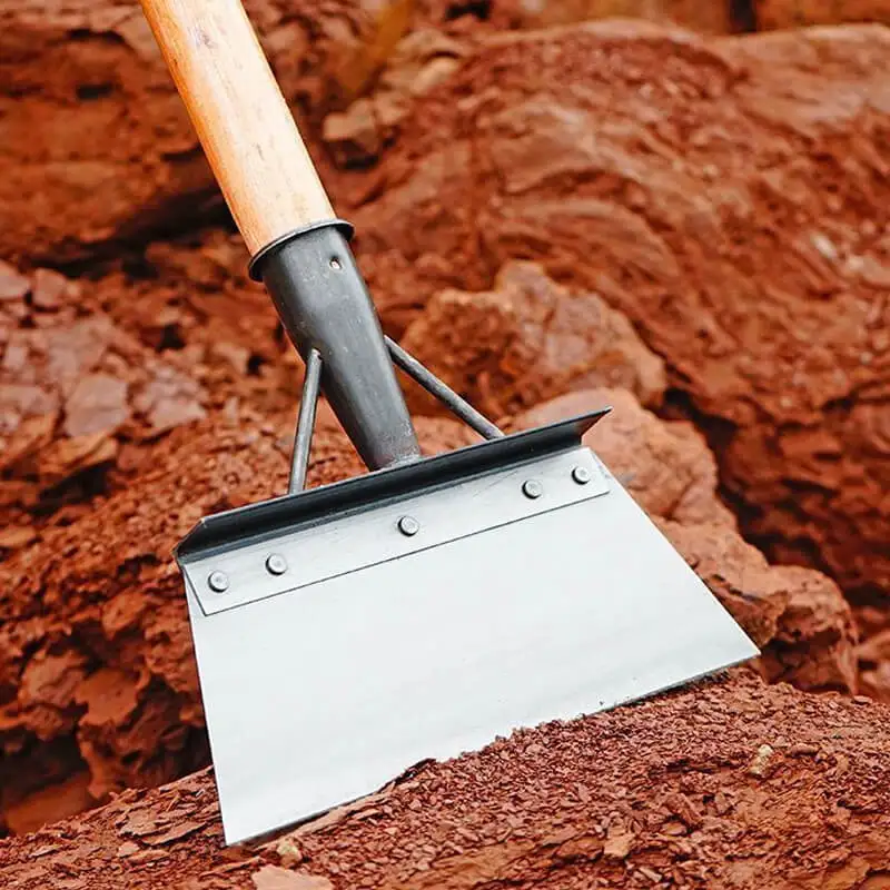 Multi-Use Cleaning Shovel Head Pig Farm Pigeon Chicken Coop Manure Shovel Stainless Steel Weeding Garden Hand Shovel 4