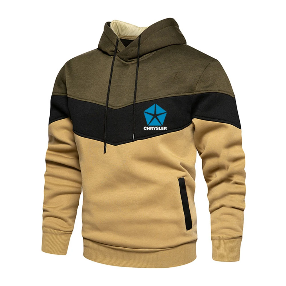 Chrysler 2023 Spring and Autumn New Style Men's casual Hoodie fashionable Street Sports Comfortable Breathable pullover tops
