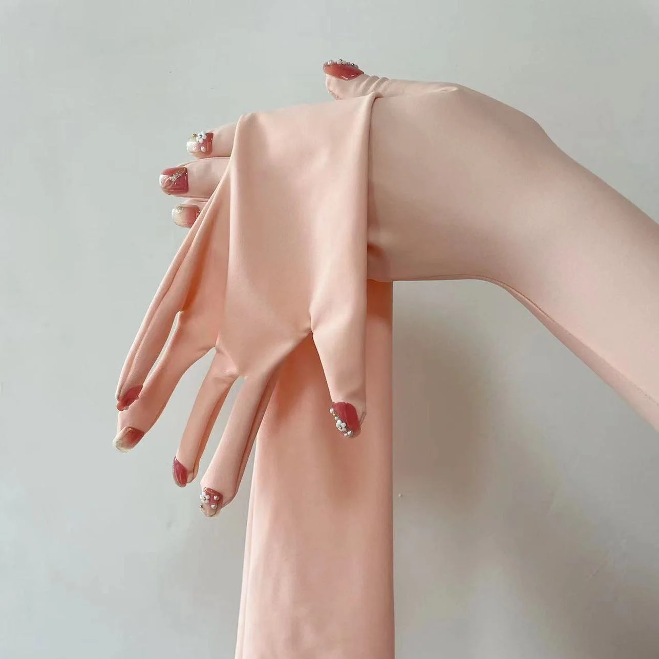 Women Spandex Zentai Glove Men Cosplay Kigurumi Gloves