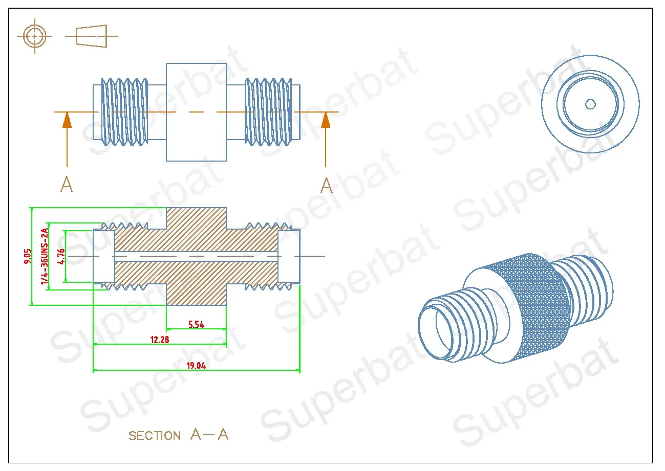 UHF Crimp Male Right Angle RF Coaxial Connector for Cable
