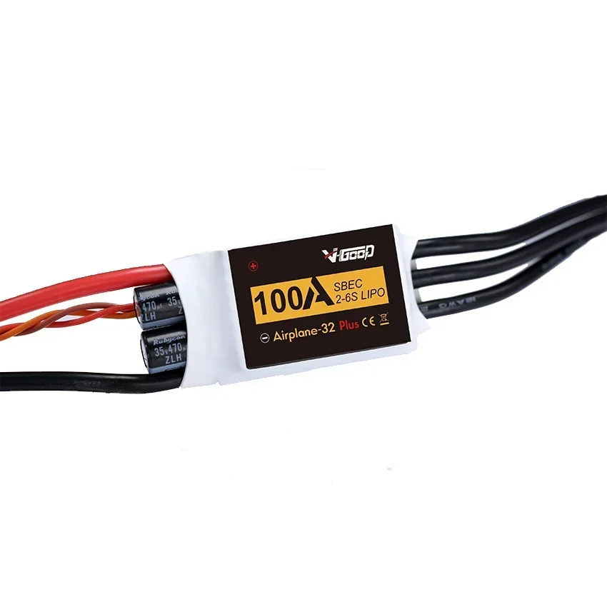 Contrôleur ESC Brushless pour drone RC, emballage d'origine avec spécifications techniques et logo du fabricant.