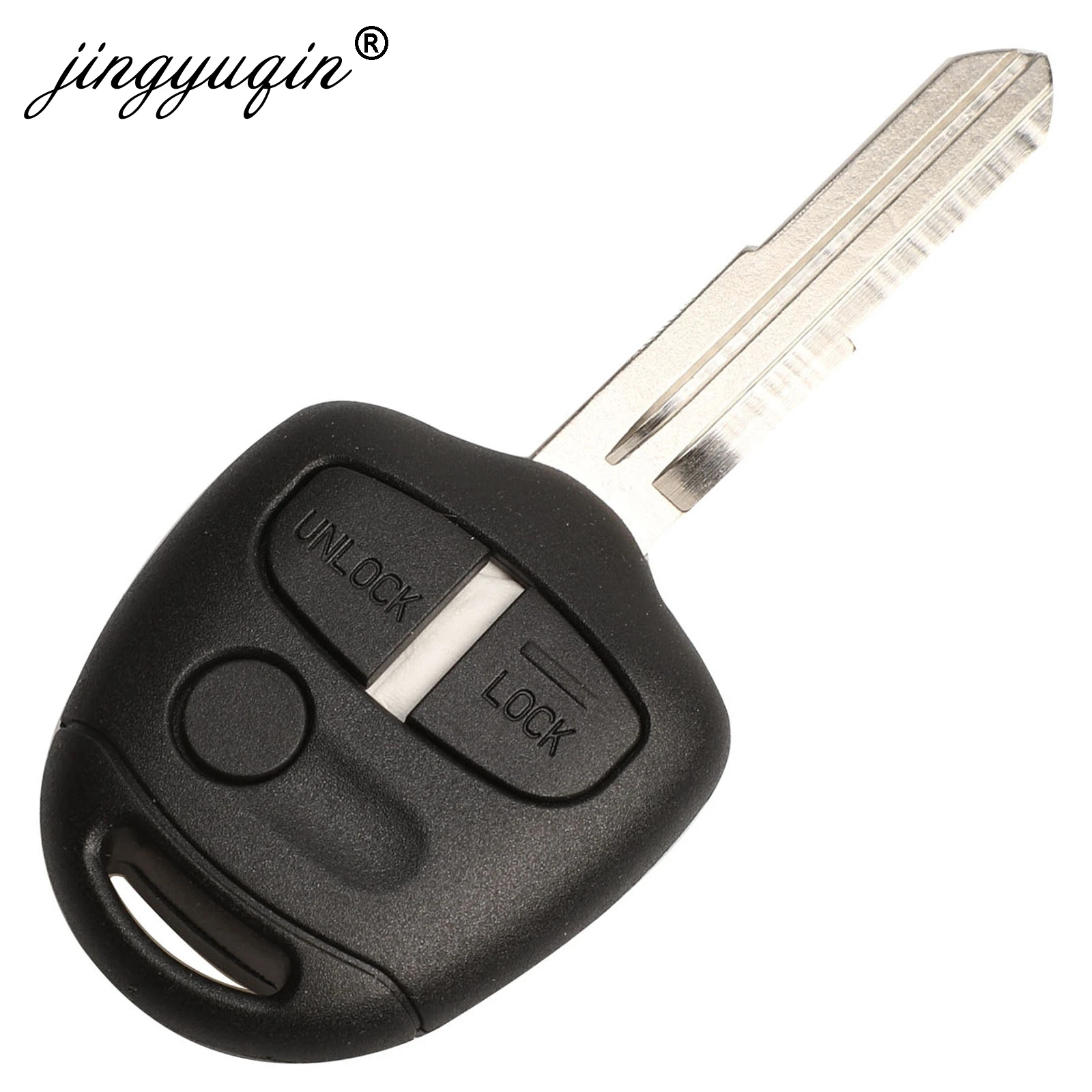3 Button Remote Car Key Shell Case For Mitsubishi Outlander Lancer EX Keyless Entry Fob Uncut Left / Right Blade jingyuqin