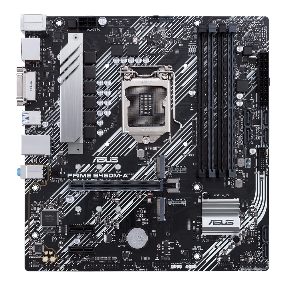 ASUS PRIME B460M-A Motherboard LGA1200 Support i5-10400F 10600K 