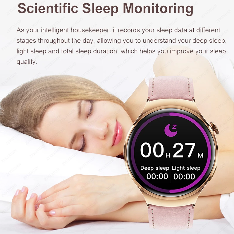 New For Huawei Mini 4 NFC Smart Watch Women Men GPS Tracker 1.27inch AMOLED Screen Health monitor Bluetooth Call Lady Smartwatch 5