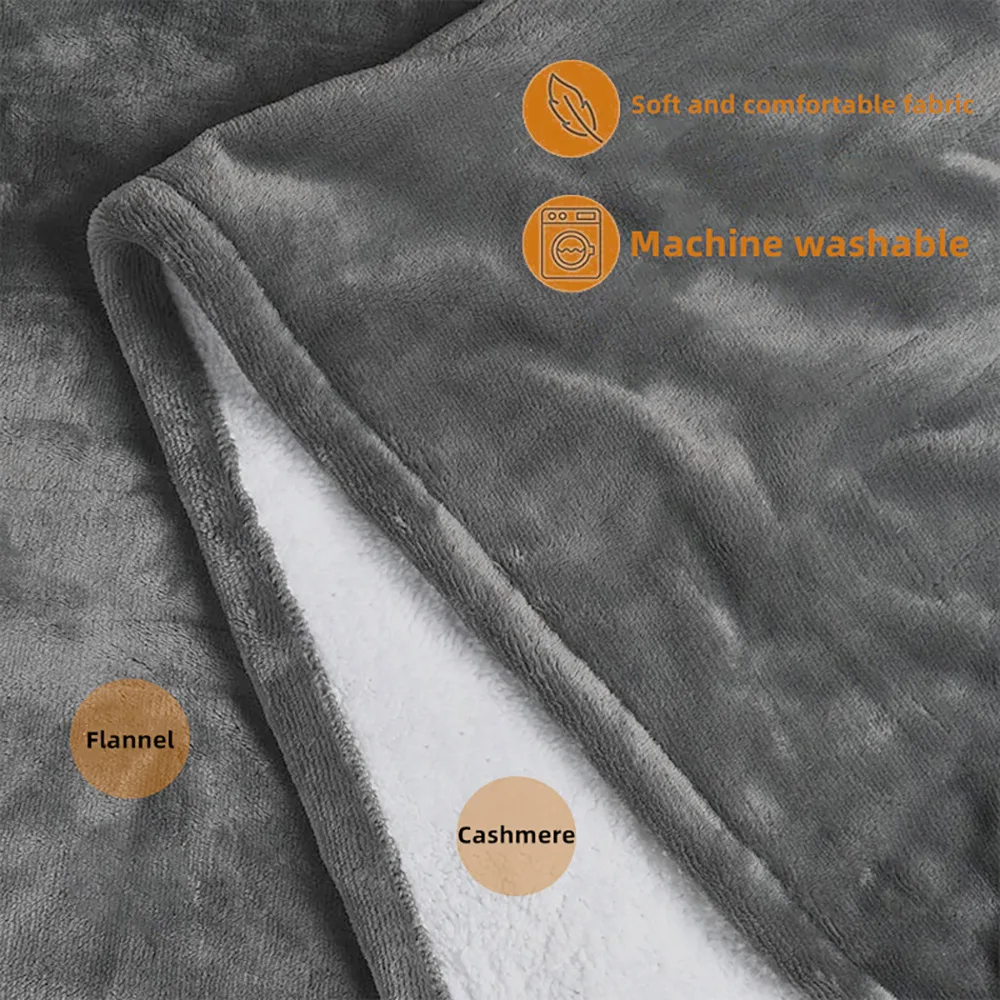 Description Picture 4 of itemCross border multifunctional USB Winter electric shawl blanket with 3 enhanced warm shoulder blanket intelligent heating control