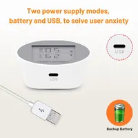 Tuya Zigbee Temperature Humidity Sensor Indoor Hygrometer Thermometer Detector LCD Screen Smart Life App Battery Or USB Powered - Image 4