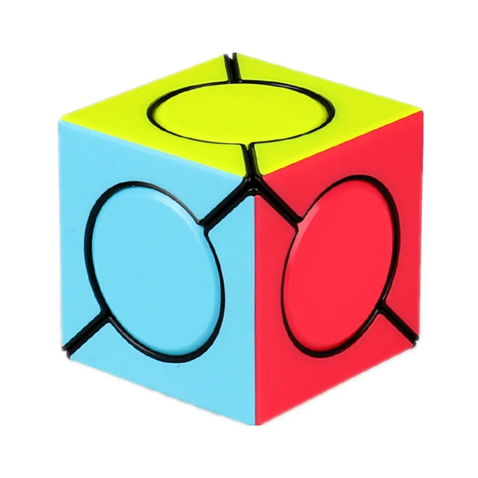 QiYi Six Spot Speed Magic Cube Strange-shape Magic Cube Professional FangYuan Puzzle Children Gift Educational Toy  Cube Puzzle