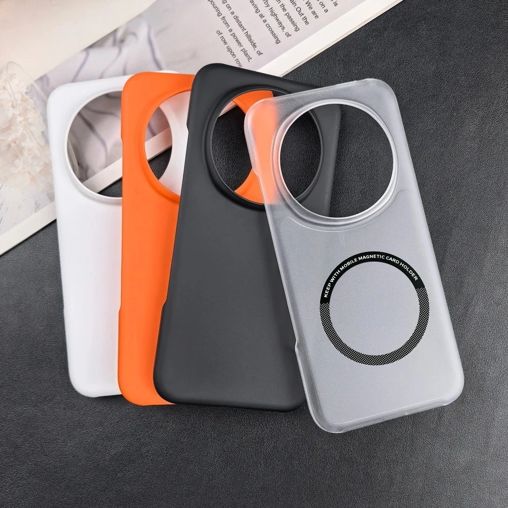 Sleek Matte Anti-Drop Magnetic Phone Case with Anti-Fingerprint Hard Back Cover