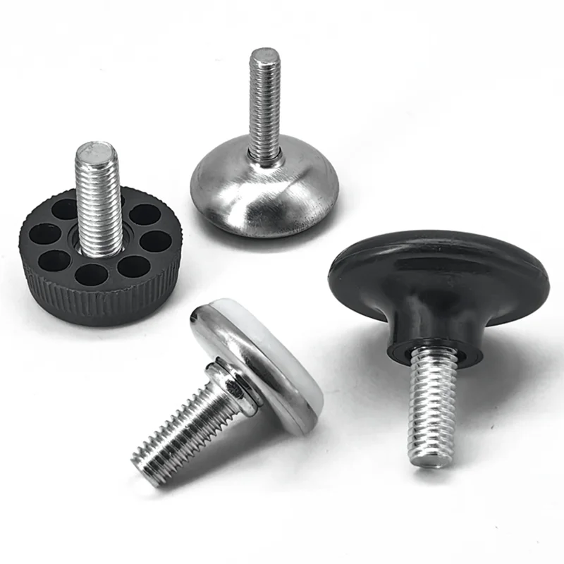 M8 Furniture Table Rubber Sliding Foot Tip Cover Chairs adjustable Leg height Silicone Pad levelling feet Slider Protector