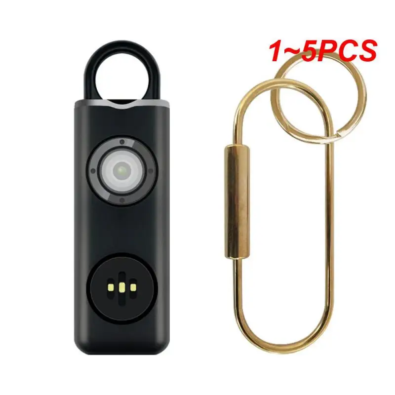 

1~5PCS 130dB Self Defense Siren Safety Alarm for Women Keychain with SOS LED Light Personal Alarms Personal Security Keychain