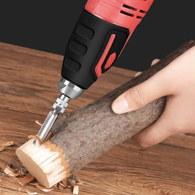 

Woodworking Engraving Machine Electric Carving Knife Drill Carpenter 11000/min Wood Chisel Multifunctional Root Carving Tool