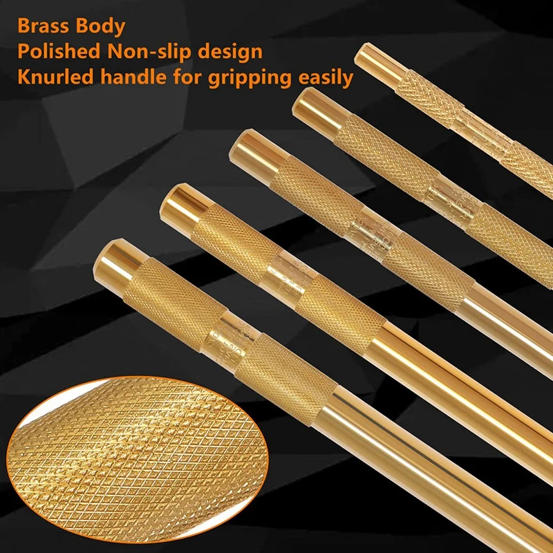 Brass Drift Punch Set 25075 25076 25077 Brass Punches