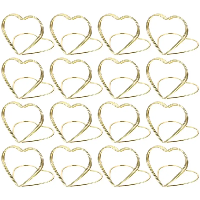 Table Holder Clipsholders Place S Number Paper Memo Clip Photo Name Wedding Stand Menu Clamps Heart Wire Picture