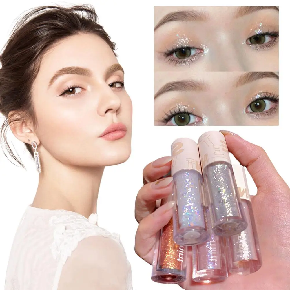 

1Pcs Eyeshadow Shimmer and Shiny Waterproof Sequins Liquid Glitter Eye Party Pen Makeup Eyeliner Cosmetic Highlighter Liner F6G6
