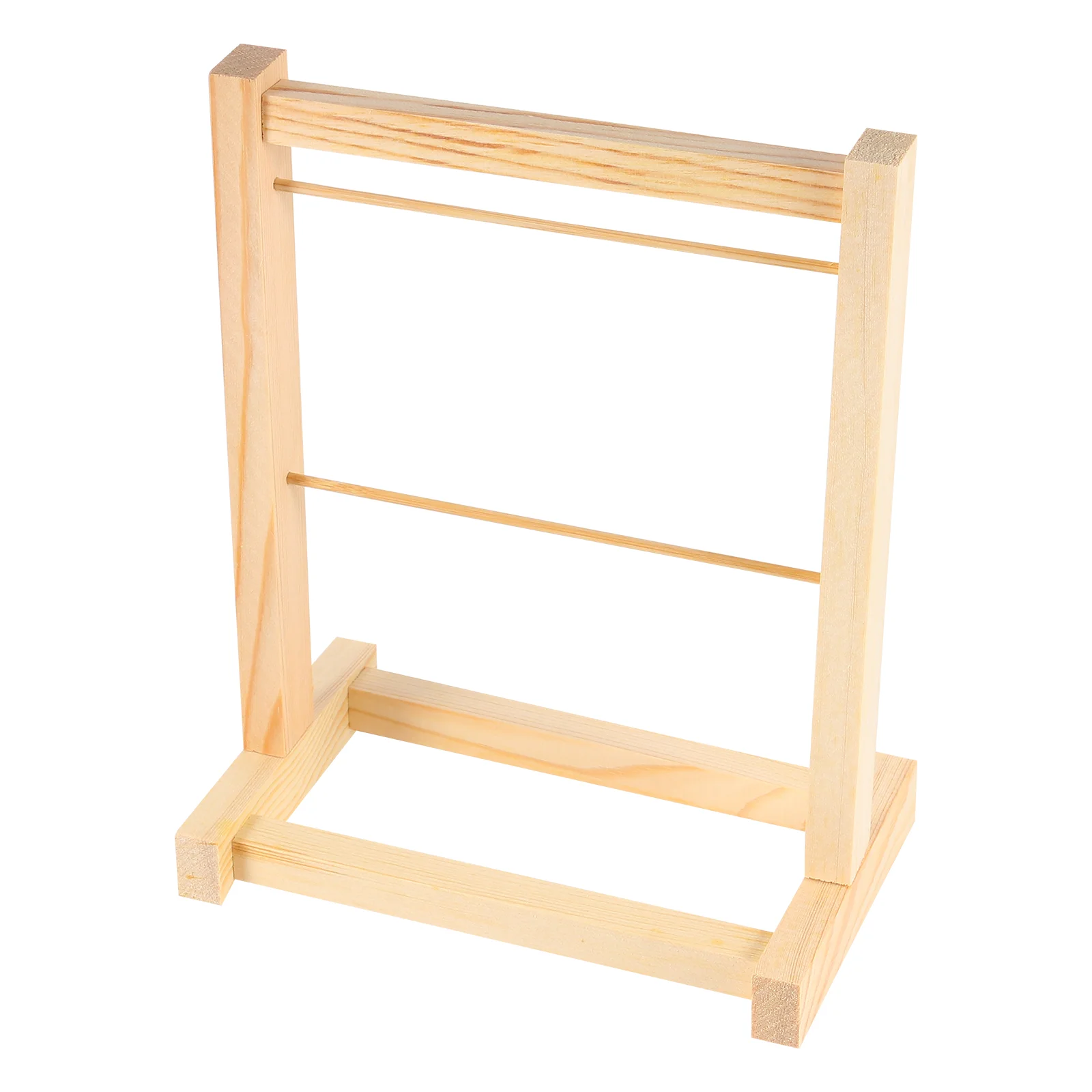 Toy Pants Rack Clothes Wardrobe Dolls Accessory Hanger Holders Wooden Mini Hangers Coat Dress