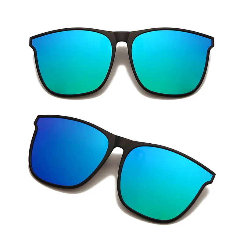 Polarized Sunglasses Vintage Photochromic Night Vision Driving Anti Glare Sunglasses Polarized Clip On Sunglasses Men Photochromic Car Driver Goggles Night Vision Glasses Anti Glare Vintage Square Glasses Oculos