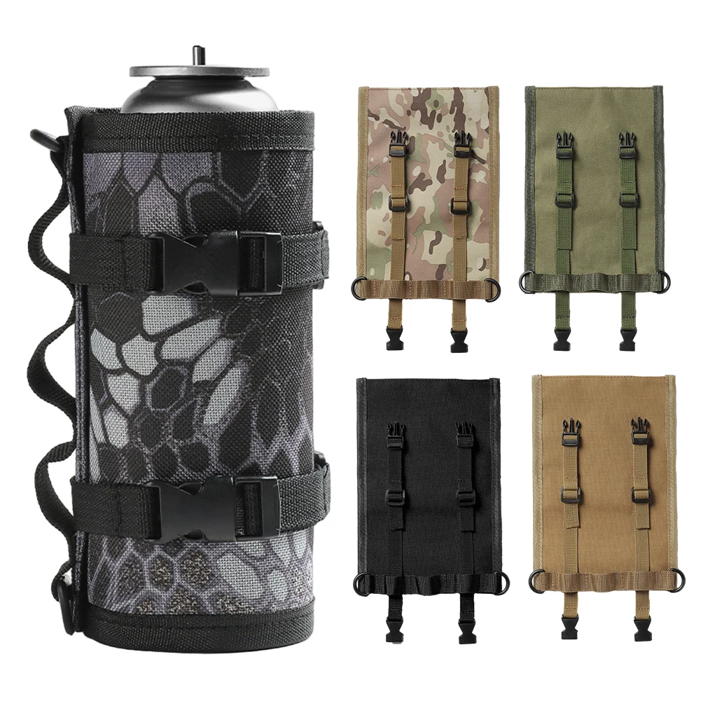 

Outdoor Camping Gas Can Protective Cover Hunting Fuel Cylinder Sleeve Anti-Fall 5 Colors Oxford Cloth Outdoor Hiking Tool Parts