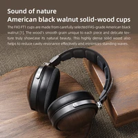FiiO FT1-New version Closed-Back Over-Ear  Fiber Composite Diaphragm Wired Hi-Fi Headphones, American walnut Ear Cups for Studio - Image 2