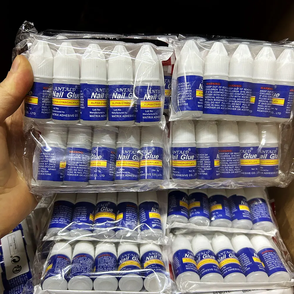 1/5/10pcs Super Strong Nail Bond Glue Acrylic Tips & Rhinestone Professional Nail Glue 2g/3g/7g/10g Fast Dry Long Lasting Glue 6