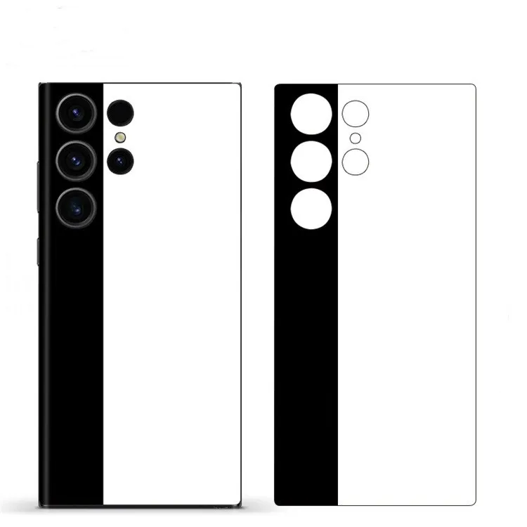 Plain Macaroon Color Decal Skin Per Samsung S22 S23 Ultra S21Ultra Back Screen Protector Film Cover 3M Wrap Modifica Sticker
