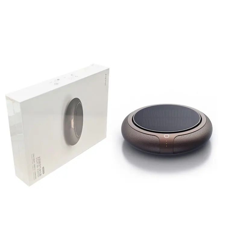 Car Air Purifier HEPA Filter Solar Interior Odor removal Aromather USB Air Freshener Vehicle/Home Eliminate Odor Electric Gadget