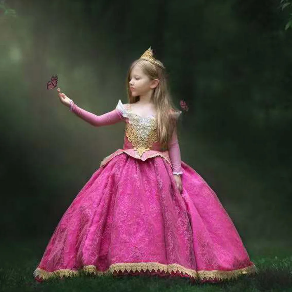 Girls Dress Princess Costume Kids Clothes 4 7 8 9 10 Year New Charm Girls Encanto Dress Children Halloween Girls Costume Princess Cosplay Party Christmas Vestido Infantil