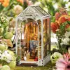 Robotime Rolife Garden House Book Nook Kit Book Shelf Insert Easy Assemble Toys Gifts for Kids Women Girls Home Decoration TGB06 1