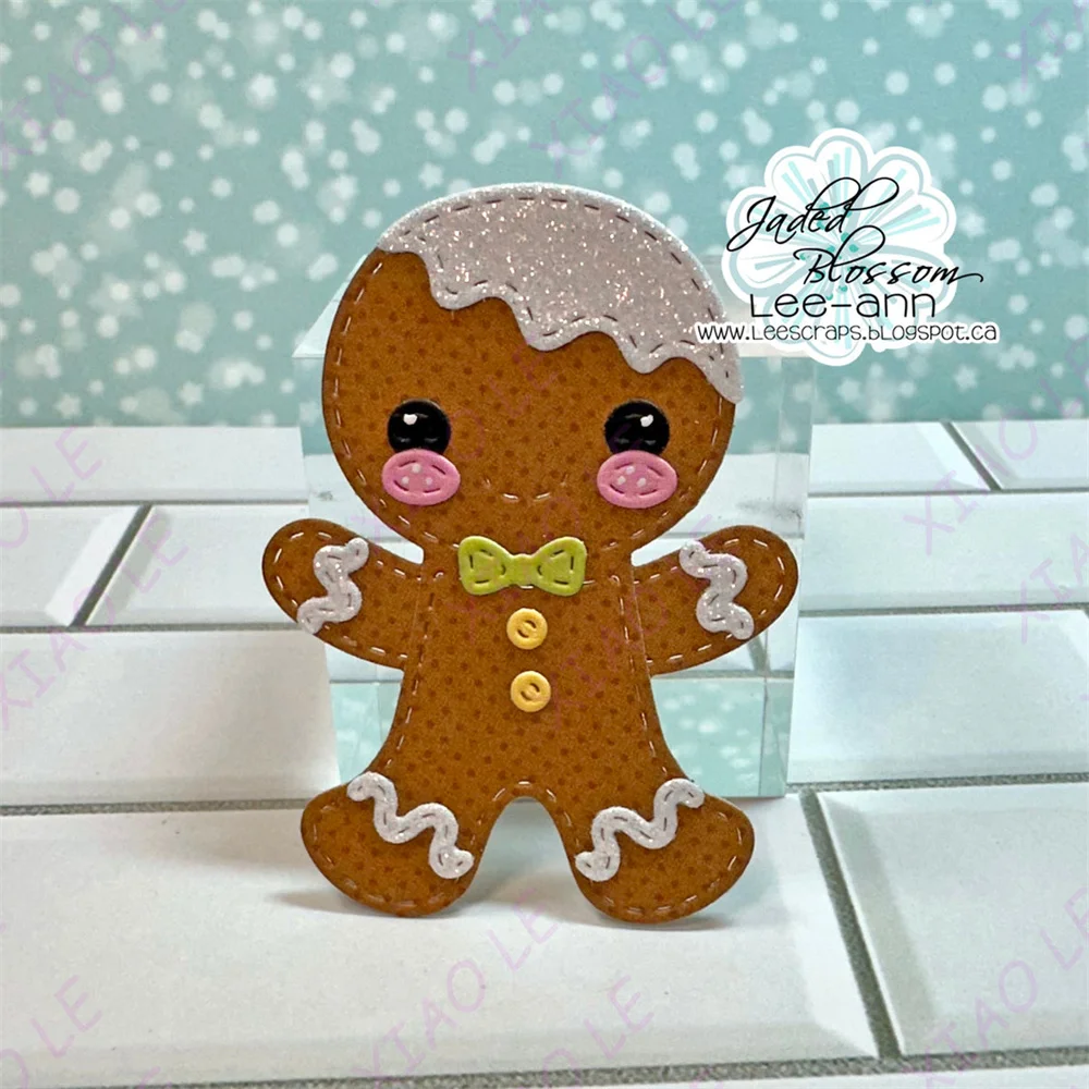 Gnome Friends Gingerbread Holiday Metal Cutting Dies for Crafts and Scrapbooking