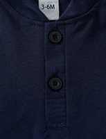 Ensemble de vêtements pour bébé garçon, 2 pièces, T-shirt blanc à manches courtes et Short, tenue décontractée quotidienne d'été pour tout-petits 4