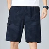 Men's Camo Shorts Elastic Waistband Casual Cargo Shorts Hiking Running Male Clothes Athletic Plus Size Y2K Knee Short Pants 4