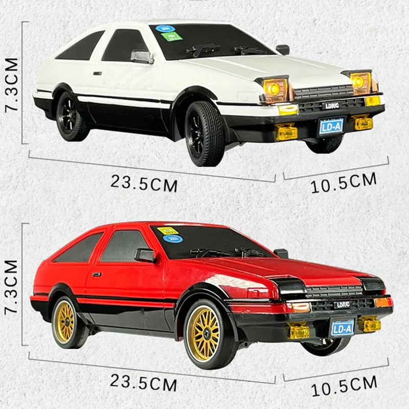 2024 New 1/18 RC Car AE86 2.4G Rear Drive Built-in Gyroscope With LED Lights Drift Remote Control Car For Children Toy Gift 6