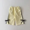 Girls Korean version Spring New Long Sleeve Clothes Set Baby Girls Bow patchwork pure cotton Casual 2pcs Suit Kids Sports Outfit 6