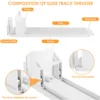Fridge Drink Organizer Dispenser Canned Beverage Push Rack Self-Sliding Push Soda Can Dispenser Adjustable Width 3 Rows Kitchen 2