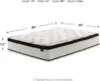 Design by Ashley Queen Size Chime 12 Inch Medium Firm Hybrid Mattress with Cooling Gel Memory Foam 2