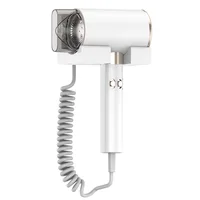 Latest Hotel Professional Hair Dryer, High-Power Quick Drying, No Drilling Wall Mounted Hair Dryer, Household Appliances 220V 2