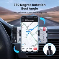 Nouveau support pour téléphone portable, sortie d'air, capteur de gravité, support pour voiture, Riangle gravité givré, simplicité, matériau métallique solide 2