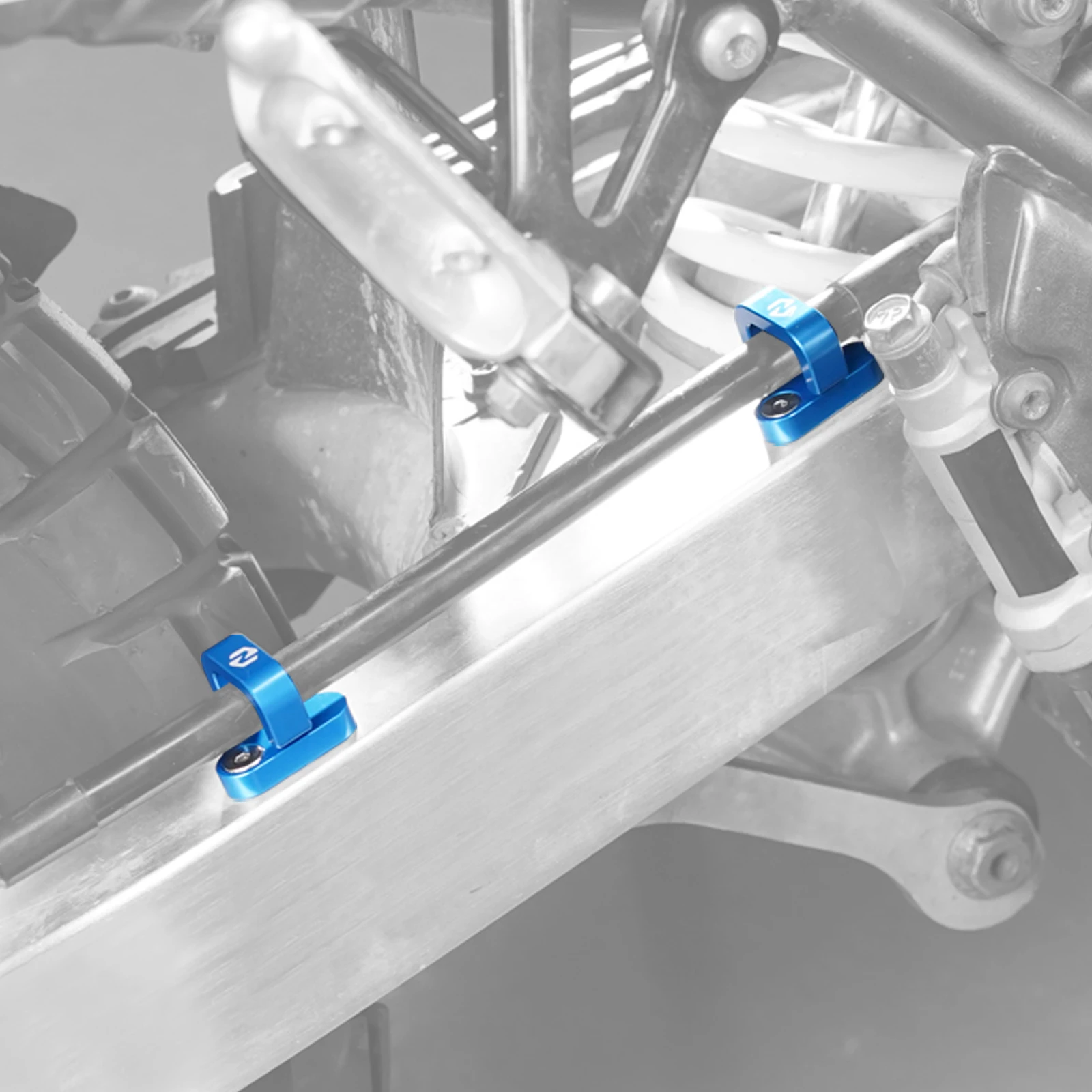 NICECNC Hinterradbremsschlauchführungen für Suzuki 96–24 DR650SE DRZ400 DRZ400E DRZ400S DRZ250 RM125 RM250 RMX450Z RMZ250 RMZ450 – Detail 6