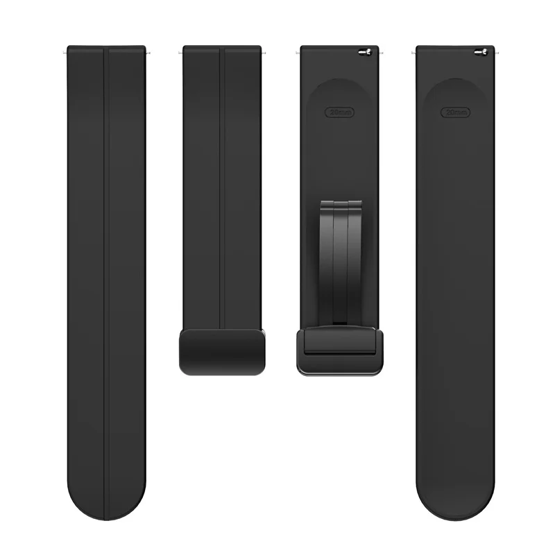 Magnetic Loop Strap Silicone Sports Watchband Bracelet
