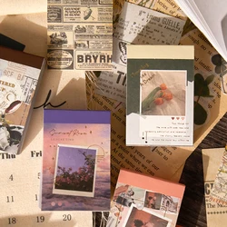 Journamm – autocollant en papier Washi, étiquette adhésive pour Album, cartes artisanales décoratives, papeterie de bricolage, Scrapbooking, Art, 50 à 60 feuilles 