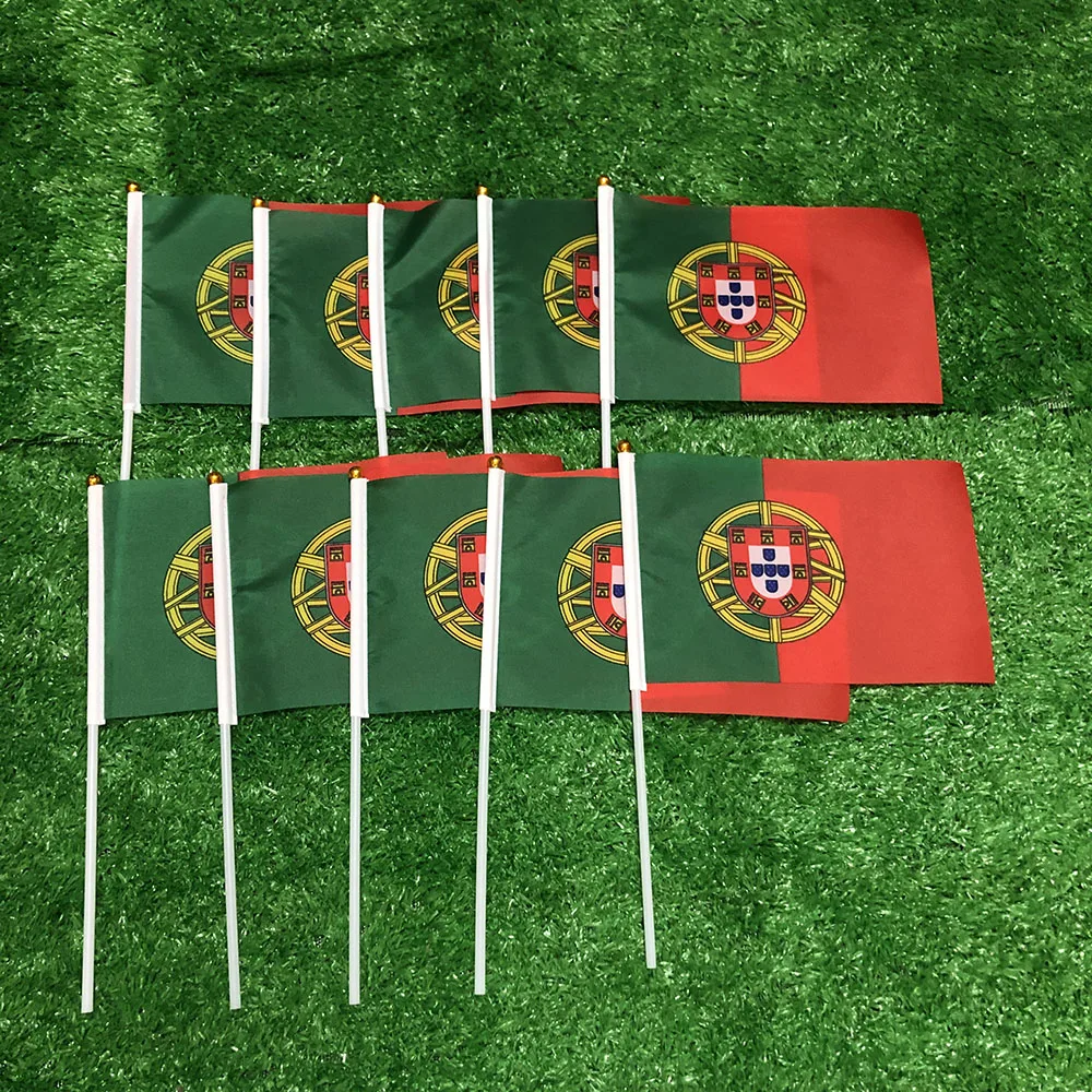90X150cm Portugal Flag Polyester 14x21cm Portugal hand flag / string flag / des… - Image 5