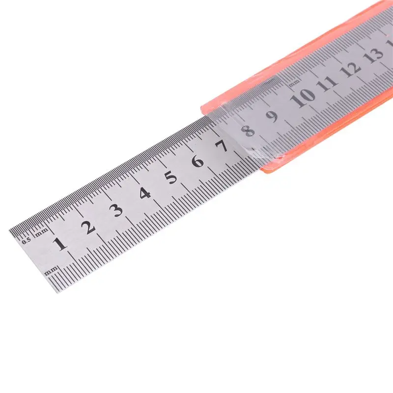 6X 그루브 우측 스테인리스 스틸 미터법 자 50cm 스테인리스 미터법 자