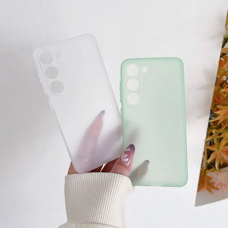 Matte Transparent Thin Silicone Phone Case