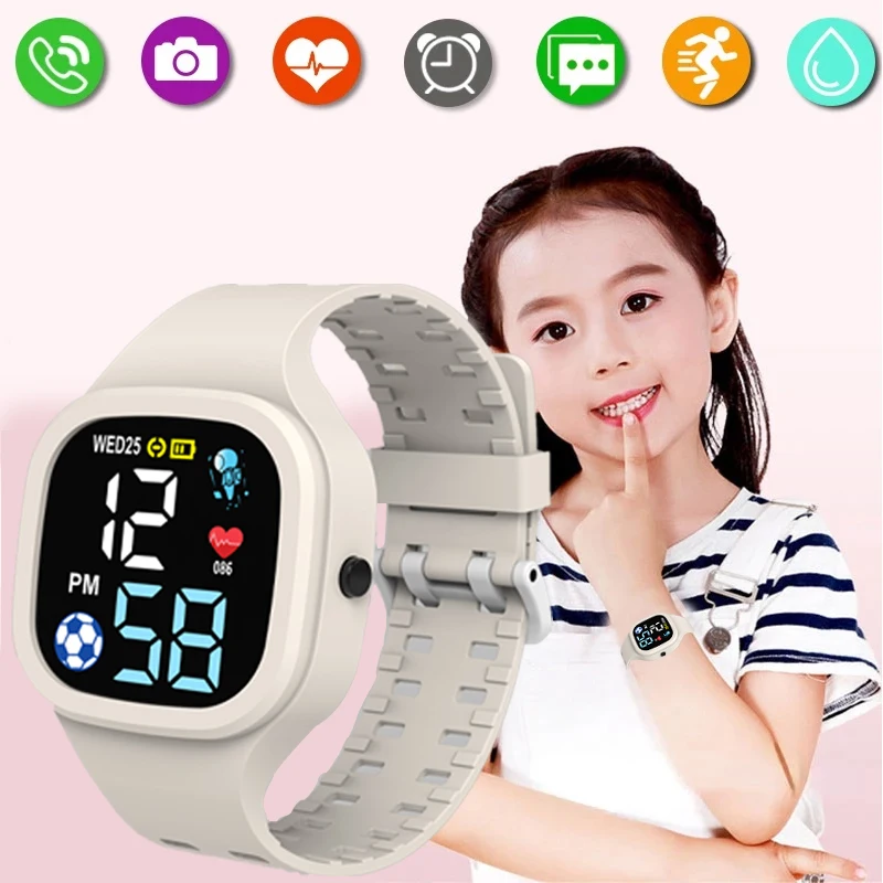 Children Sport Watch for Girls Boys Teens Kid Digital Electronic Clocks Wristwatch Transparent Jelly Waterproof Kids Watch kids watch children quartz watches wristwatch jelly girl boy clocks sport student transparent plastic fashion