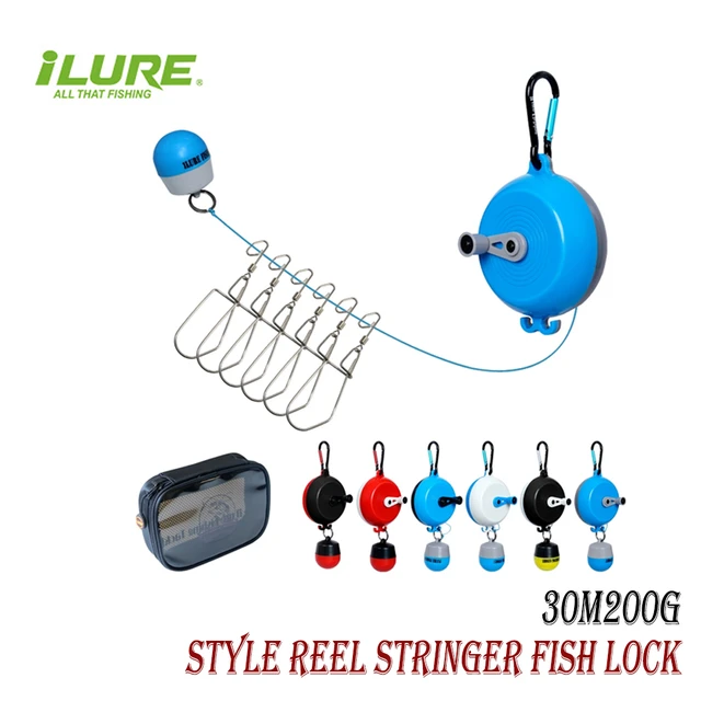 ILURE Simple Portable Live Fish Buckle Fishing Tool 30m Can Hang 60kg Bass  Carp Trout Fishing Accessories with Storage Bag Pesca - AliExpress