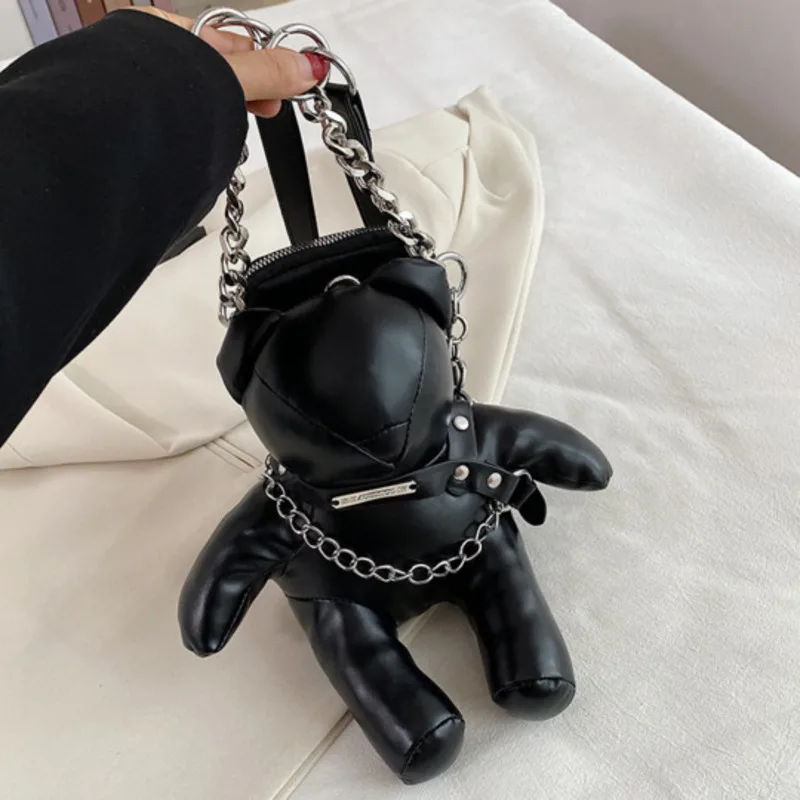 Style Crossbody New Cute Shoulder Bag Bear Shape Large Capacity Casual Handbag For Woman High-Quality Messenger Versatile Luxury